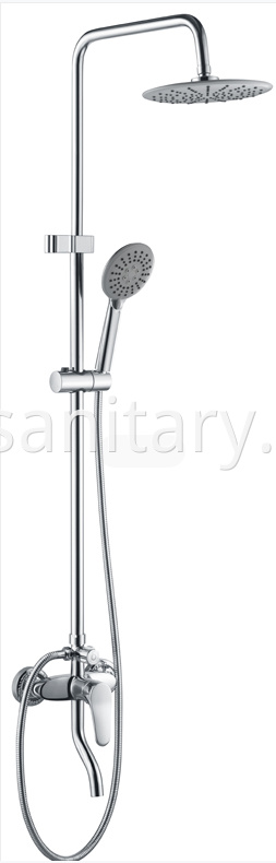 Brass shower set